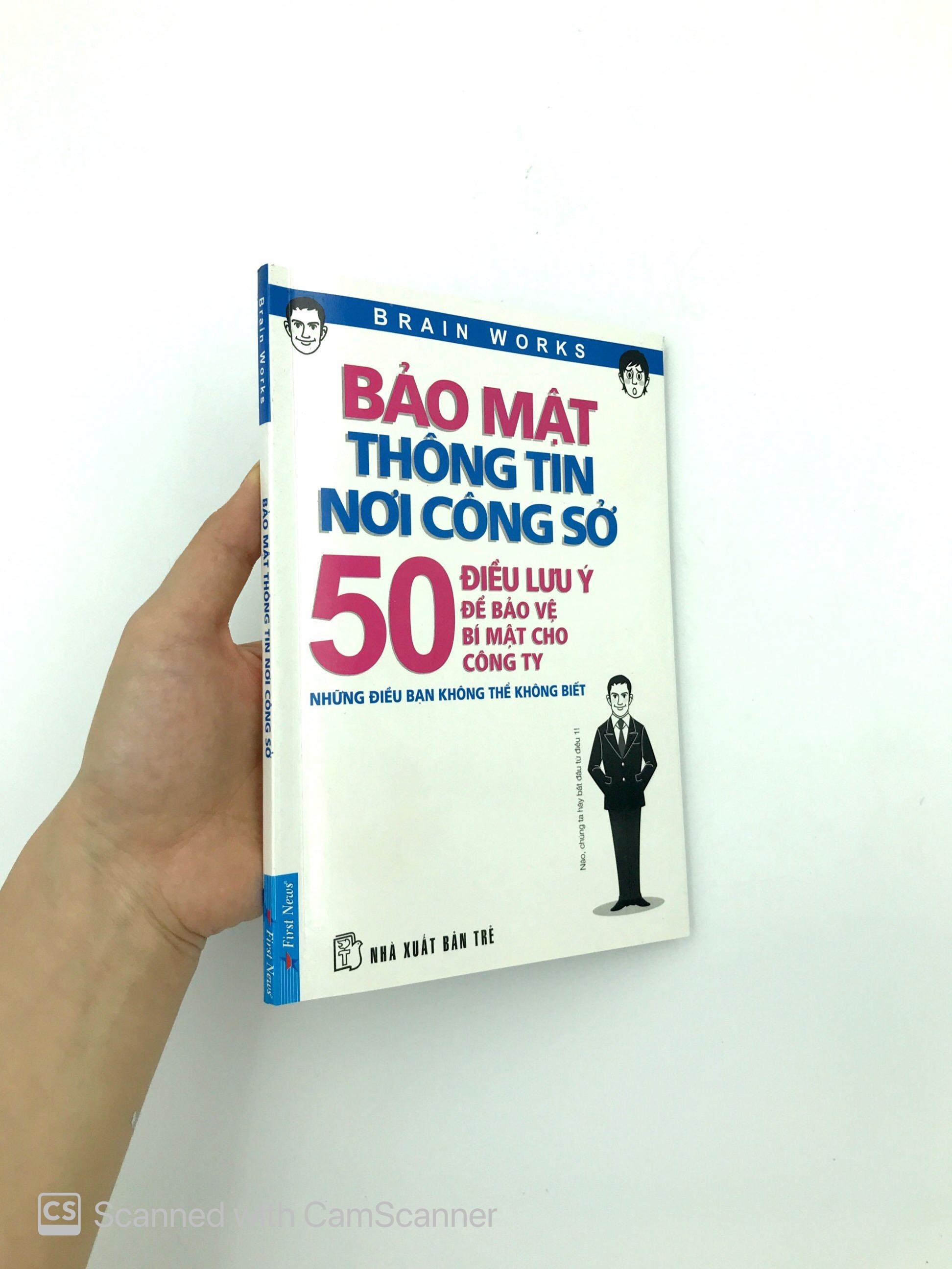 Sách Bảo Mật Thông Tin Nơi Công Sở - 50 Điều Lưu Ý Để Bảo Vệ Bí Mật Cho Công Ty