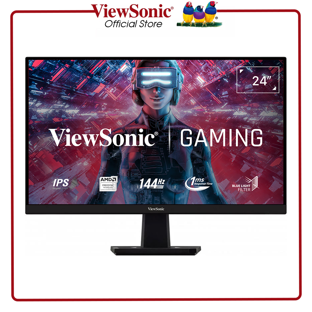 Màn hình máy tính gaming ViewSonic VX2405-P-MHD FHD/ 24 inch/ IPS/ 144Hz/ 1ms - Hàng Chính Hãng