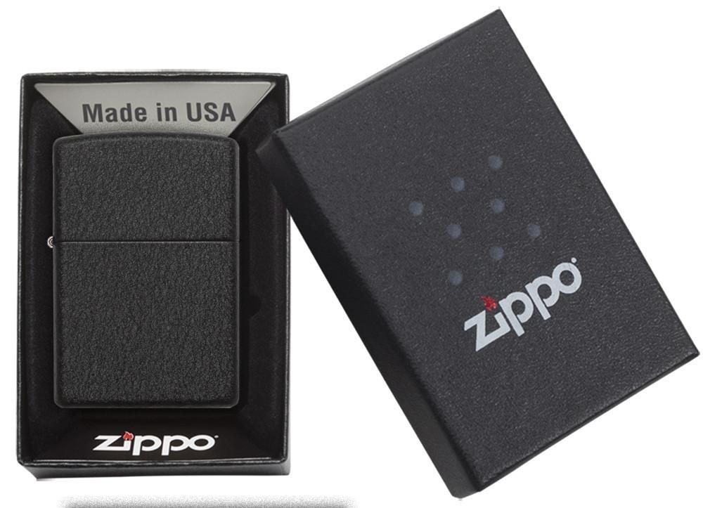 Bật Lửa Zippo Black Crackle 236