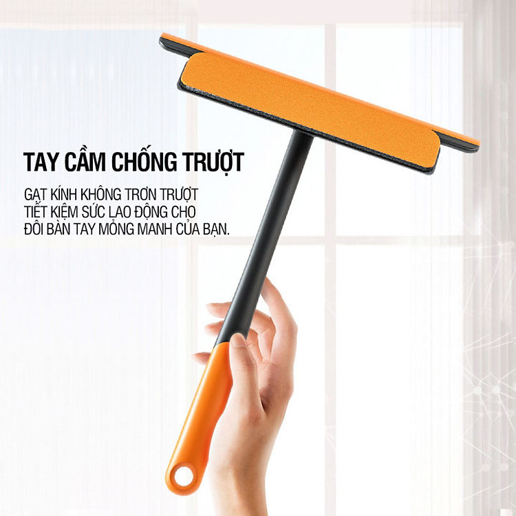 Cây Gạt Nước Lau Kính Đa Năng Cầm Tay Gạt Chùi Kính Thông Minh 3 Trong 1 Gạt Nước Xoay 360