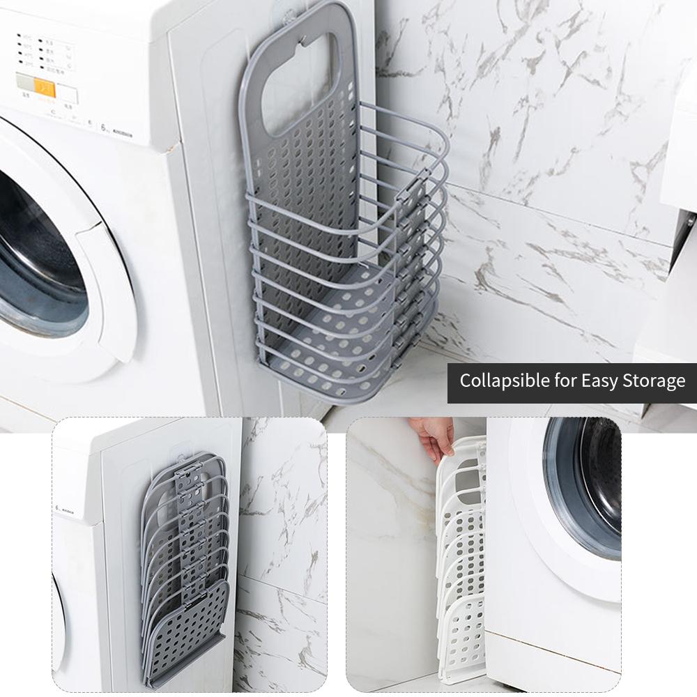 Giỏ đựng đồ đựng Treo bằng Không cần đục lỗ Có thể gập lại