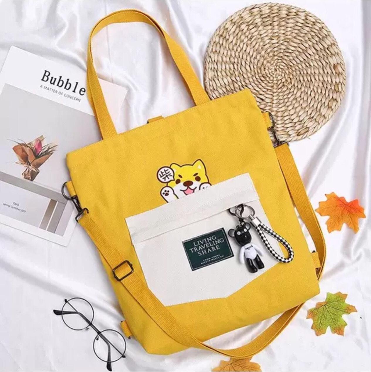 Hình ảnh Túi xách tote vải canvas Toto ( hộp )