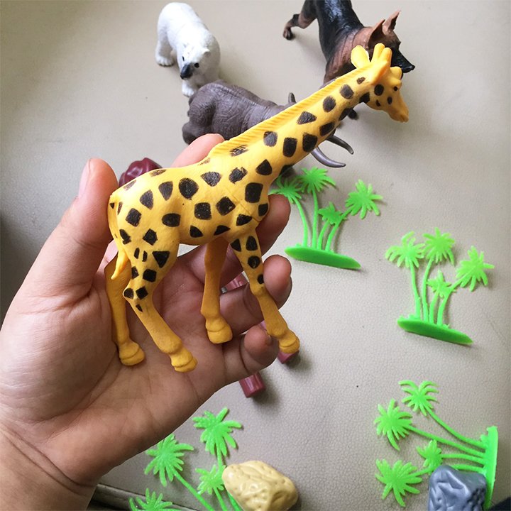 Bộ đồ chơi mô hình con vật siêu thực 58 chi tiết cho bé