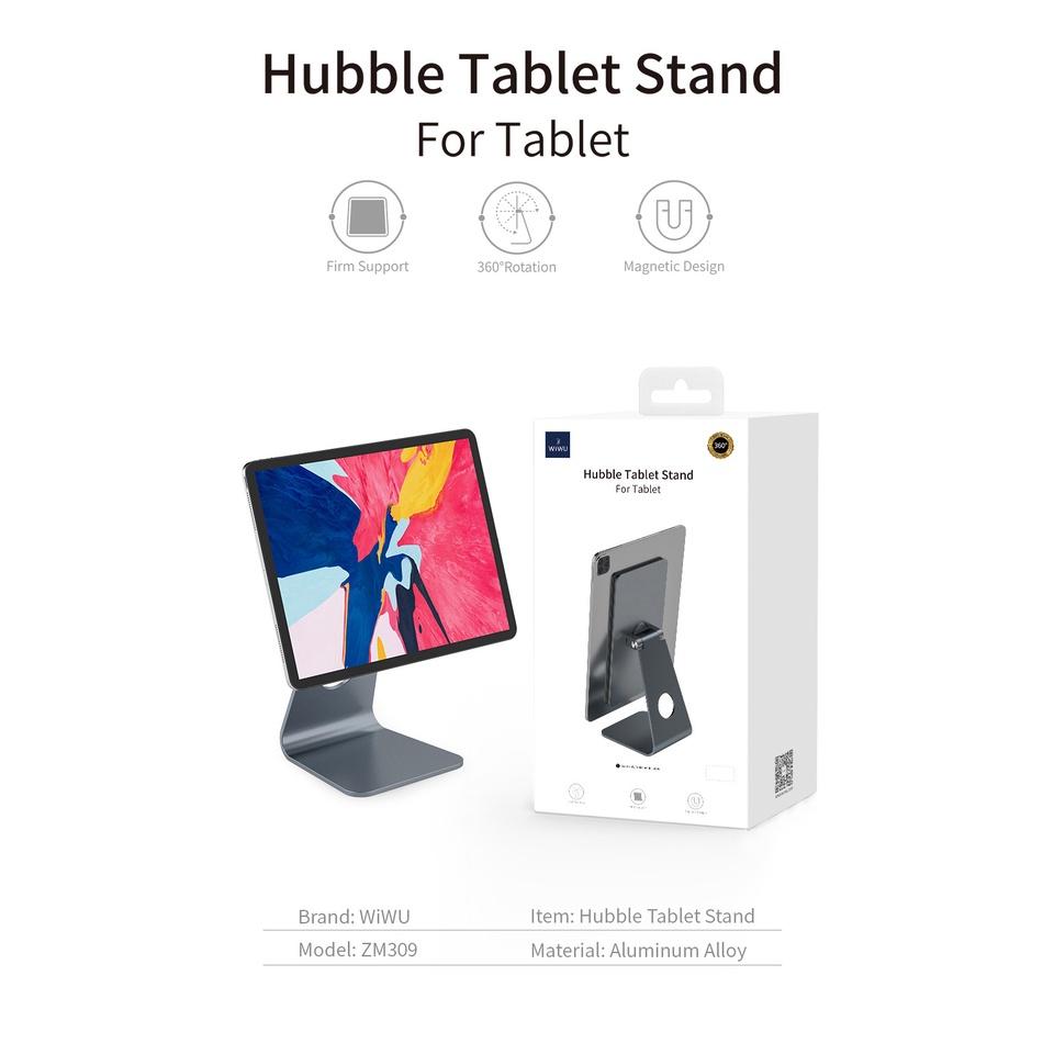 Giá Đỡ Wiwu Hubble Smart Hít Nam Châm Xoay 360 Độ Dành Cho iPad Air 4/5-10.9inch/11inch/12.9inch - Hàng Chính Hãng