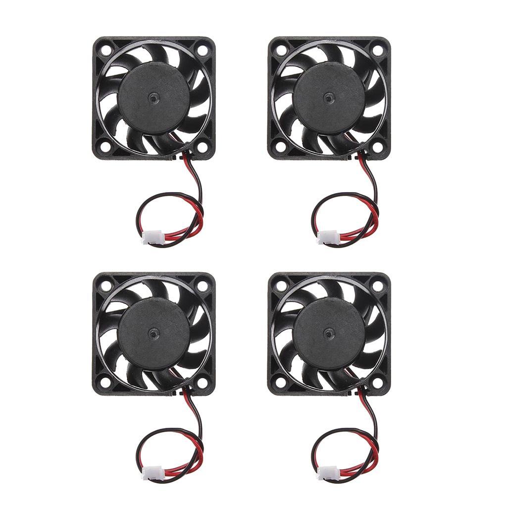 12PCS 12V 2Pin 40mm 4cm Fan Silent Computer Cooler Cooling Fan PC