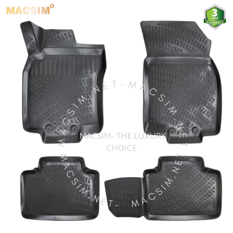 Thảm lót sàn ô tô nhựa TPU Silicon Nissan Xtrail  third generation 2013-2021 Nhãn hiệu Macsim