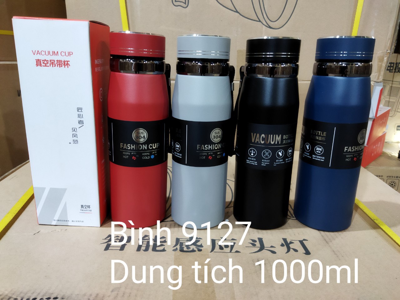 BÌNH GIỮ NHIỆT DUNG TÍCH 1000ml, MÃ 9127