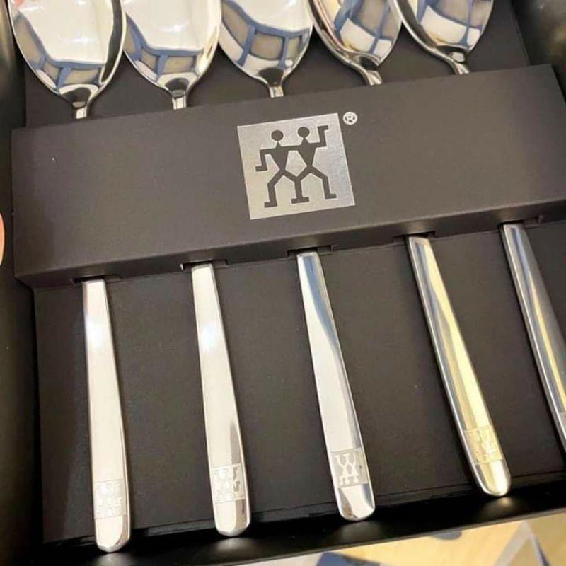 Sét 5 thìa inox cán dài cao cấp sang trọng hàng đẹp SET 5 THÌA CAO CẤP