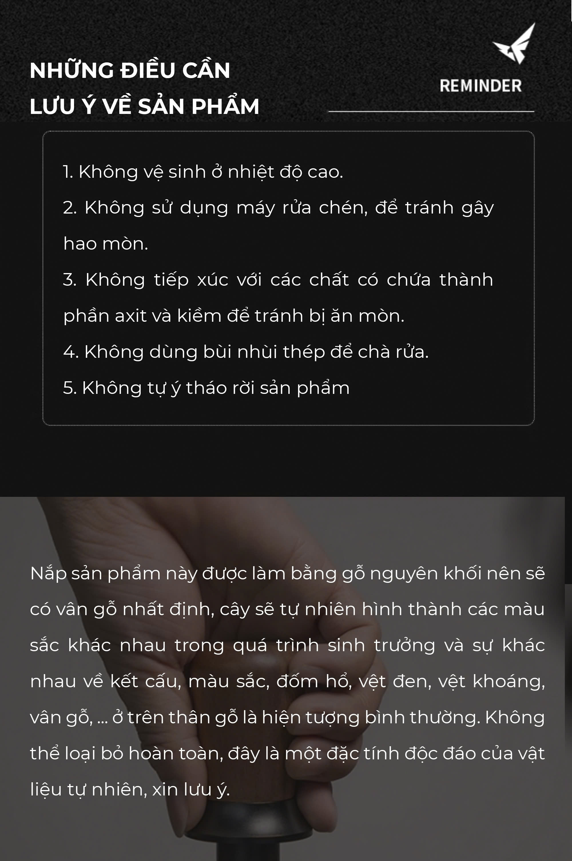 Feepie Tamper nén cà phê cố định lực cân bằng Wood charm