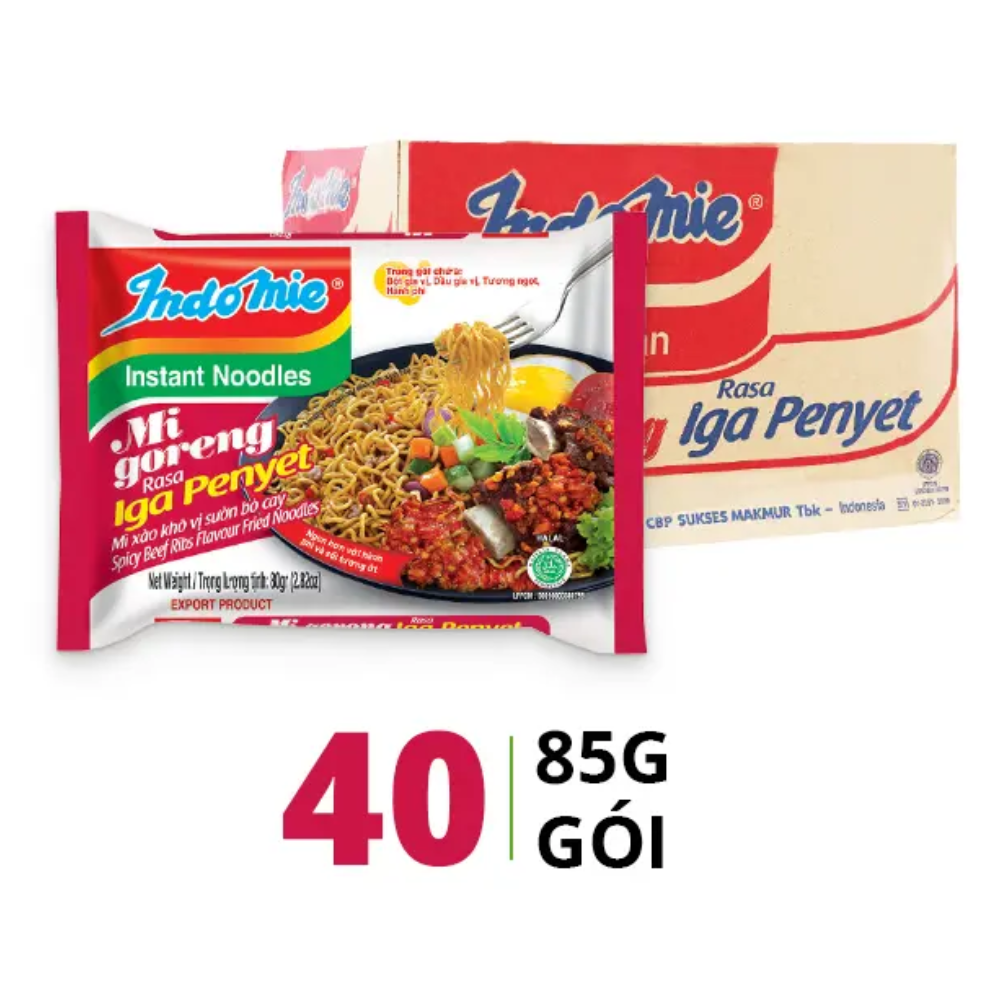 Mì Goreng Rasa Iga Penyet Vị Sườn Indomie