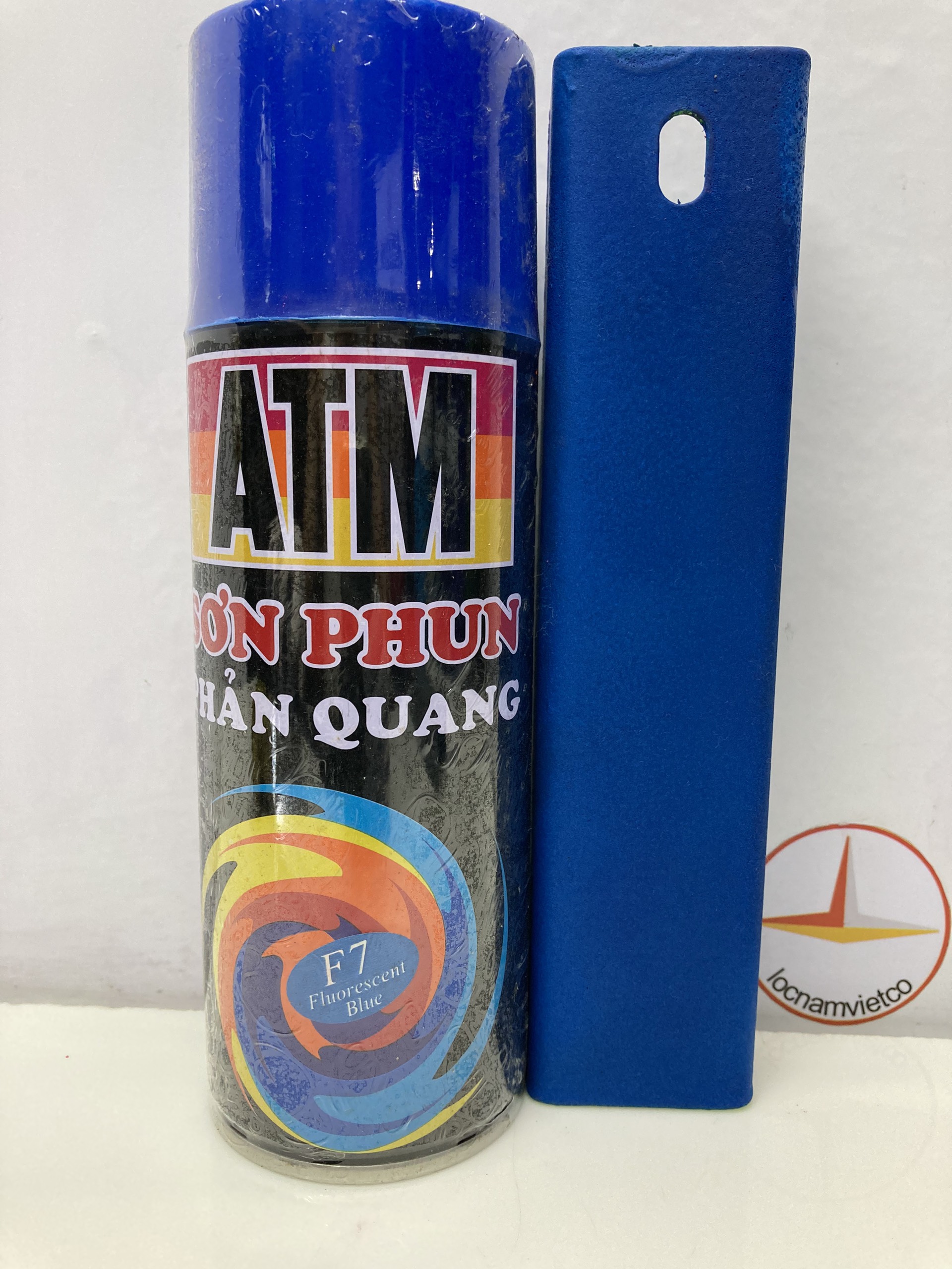 Sơn xịt màu xanh phản quang ATM F7