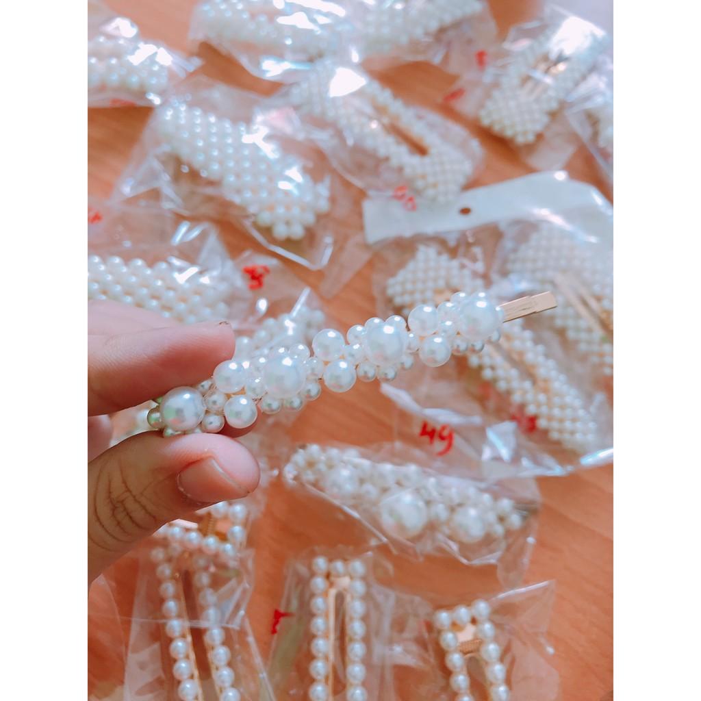 KẸP TÓC ĐÍNH ĐÁ NGỌC TRAI