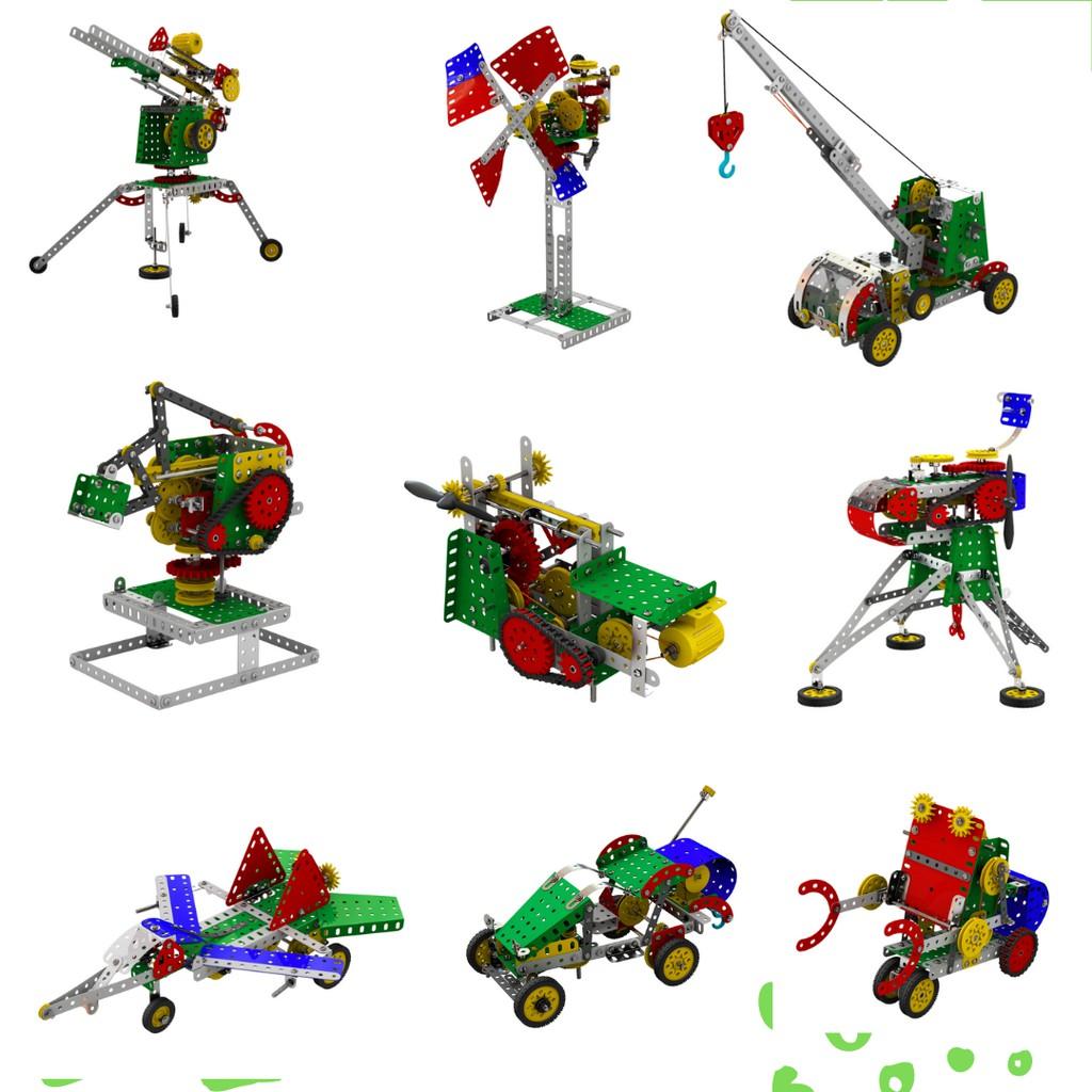 Hộp khoa học Hàn Quốc, lắp ráp 39+ mô hình với 300+ chi tiết