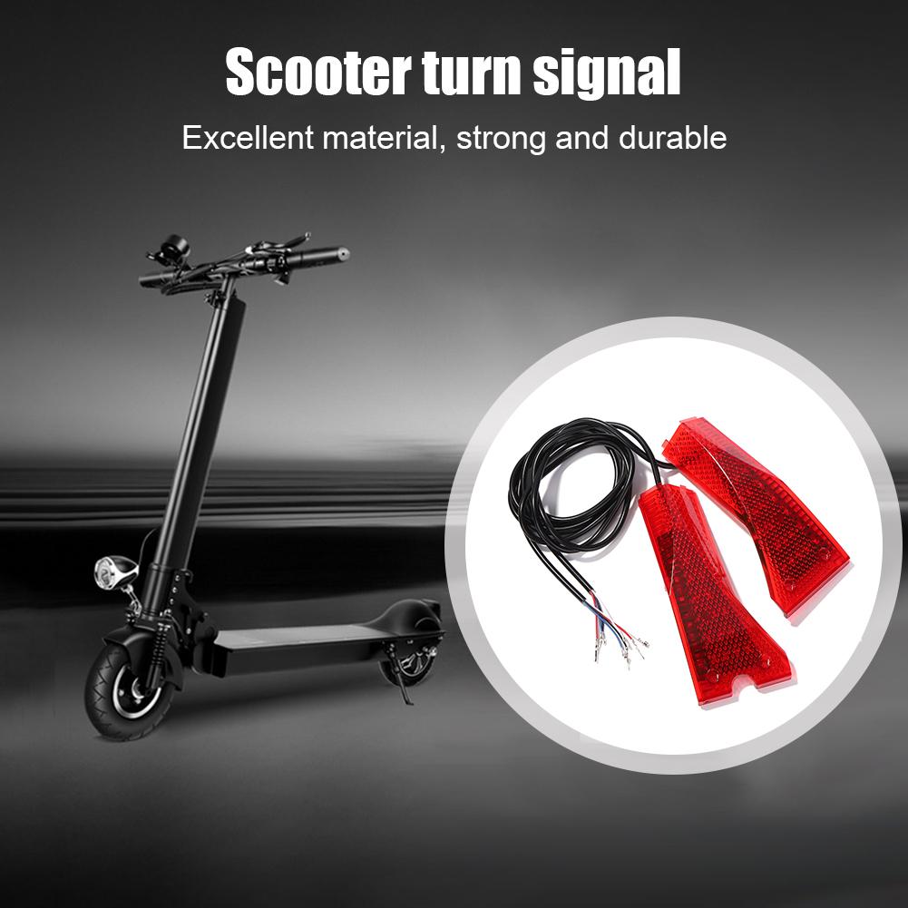 Bộ đèn báo rẽ xe tay ga Đèn báo xe máy Blinker Light Đèn cho KUGOO M4 PRO Kick Scooter Phụ kiện Bộ phận đèn phía sau Màu sắc: Như hình