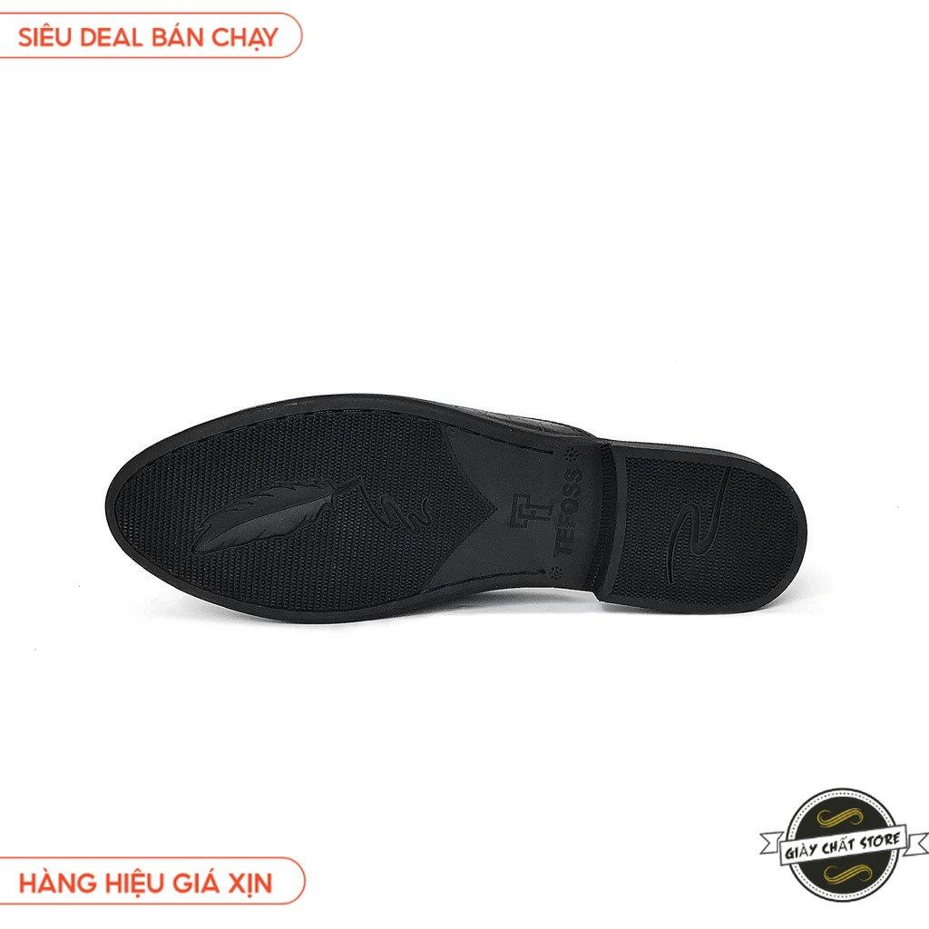 Giày sục nam TEFOSS Mules shoe da Pu in vân cá sấu cao cấp size 38-43 03