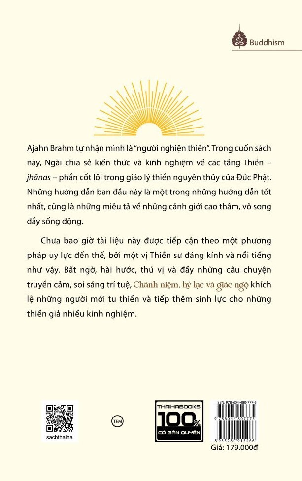 Chánh Niệm, Hỷ Lạc Và Giác Ngộ - Ajahn Brahm - Tara Devi dịch - (bìa mềm)