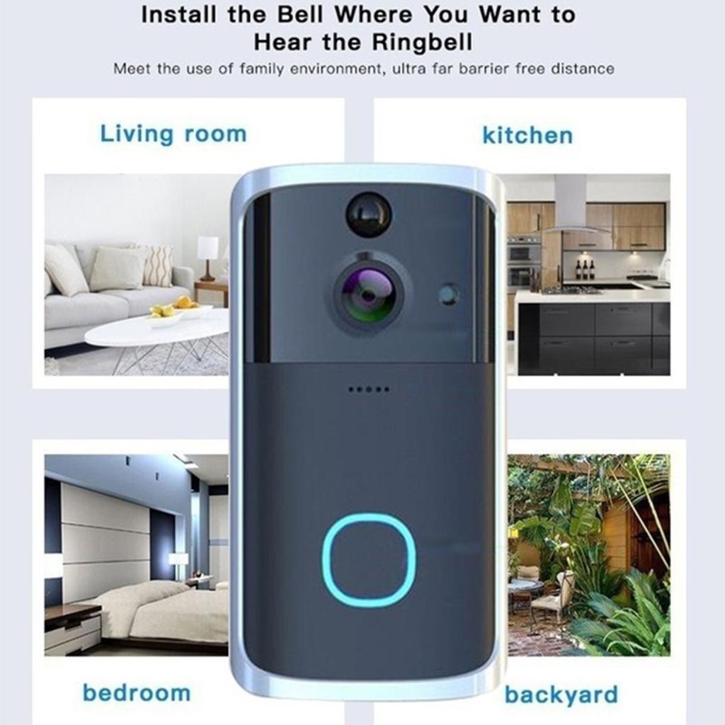 FHD 1080P Wireless Video Doorbell Camera Chime Security Bell US