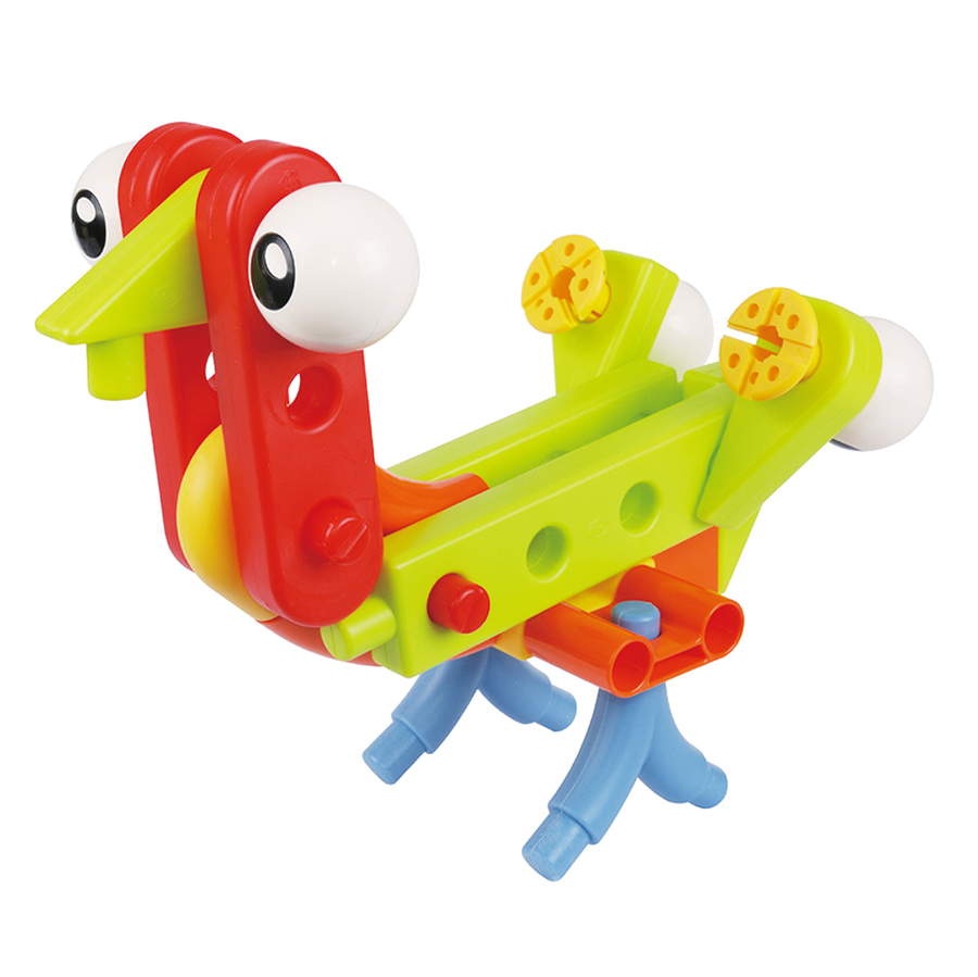 Đồ Chơi Lắp Ráp Gigo Toys - Thế Giới Động Vật Nổi Loạn Crazy Creatures 7265 (26 Mảnh Ghép)