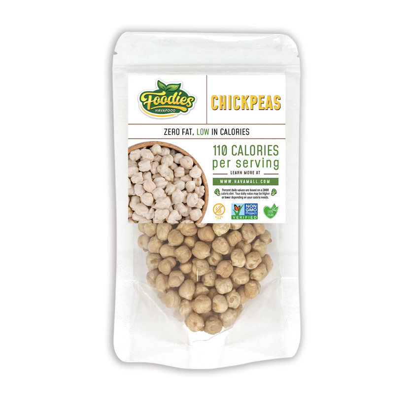 Đậu Gà Trắng Nguyên Hạt Non GMO - White Chickpeas 200gr