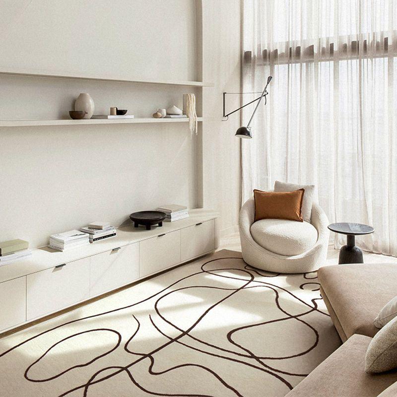 Thảm Lót Sàn Họa Tiết Trừu Tượng Đơn Giản Hiện Đại