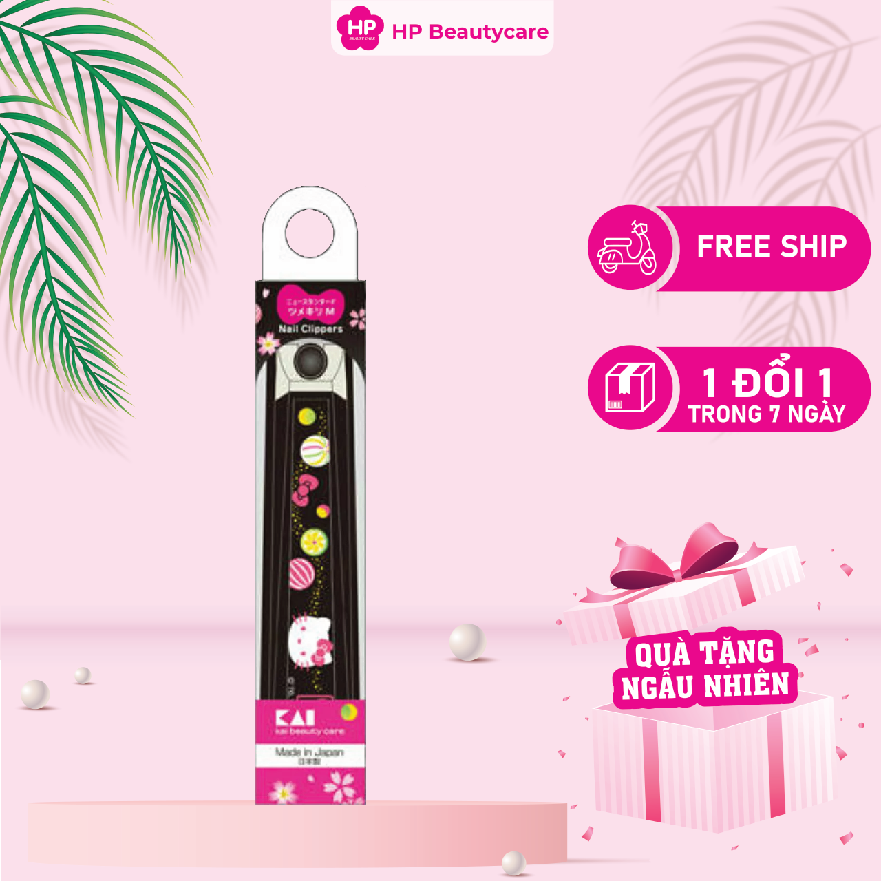 Bấm Móng Tay KAI Thép Không Gỉ 000KK-2528 (Size M)