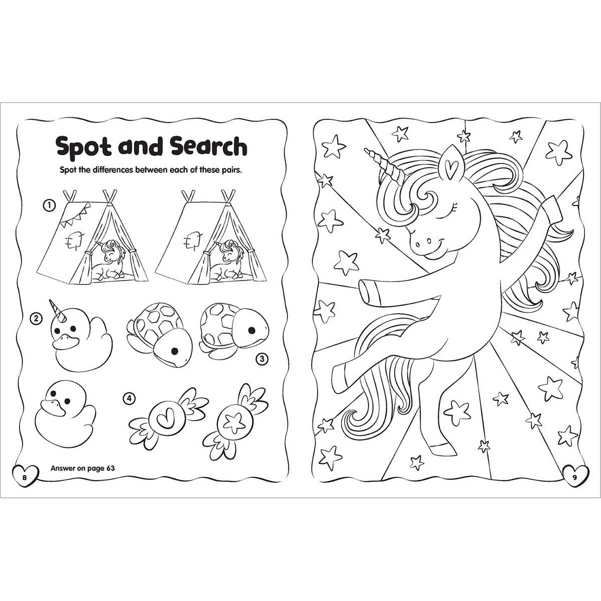 Sách Unicorn - Mega Colouring Book