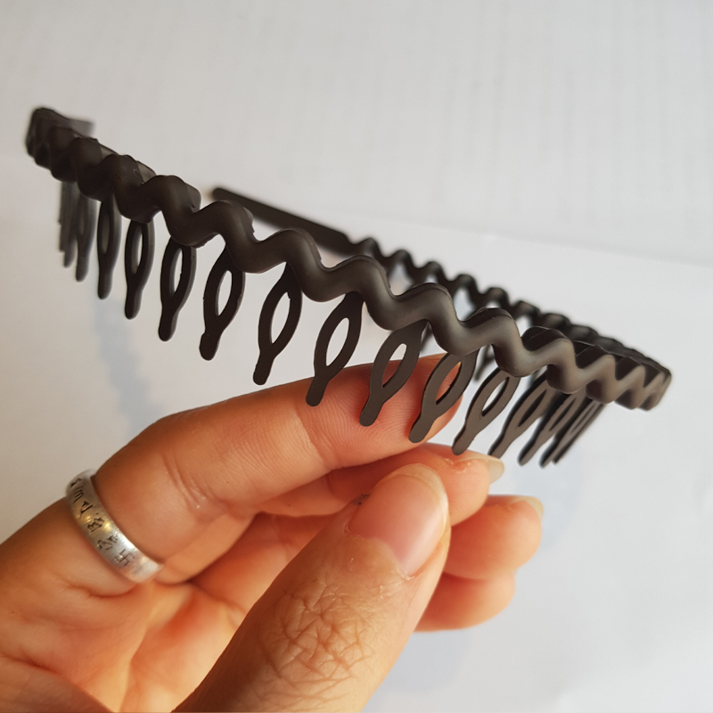 Hình ảnh Bờm tóc nam nữ nhựa đen siêu bền mẫu mới Song An Eco 