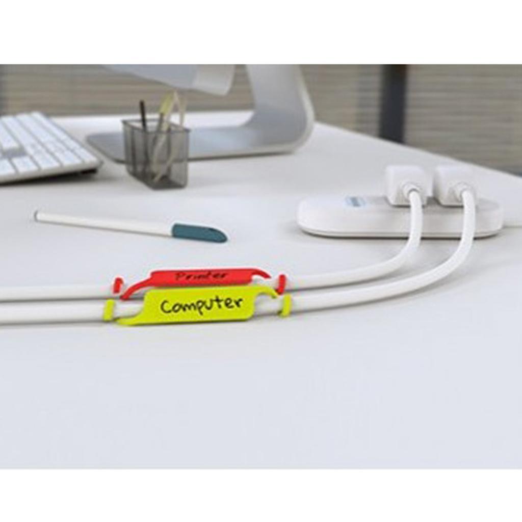 2-10pack High Quality Cable Wire Labels Identification Markers Tags Sticker