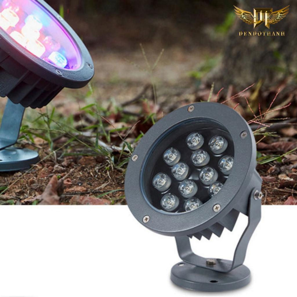 Đèn hắt cây chiếu cây ngoài trời RSV87 đèn rọi sân vườn cao cấp chiếu cây xám chống nước, ráp màu theo yêu cầu DDT - 6w-220v