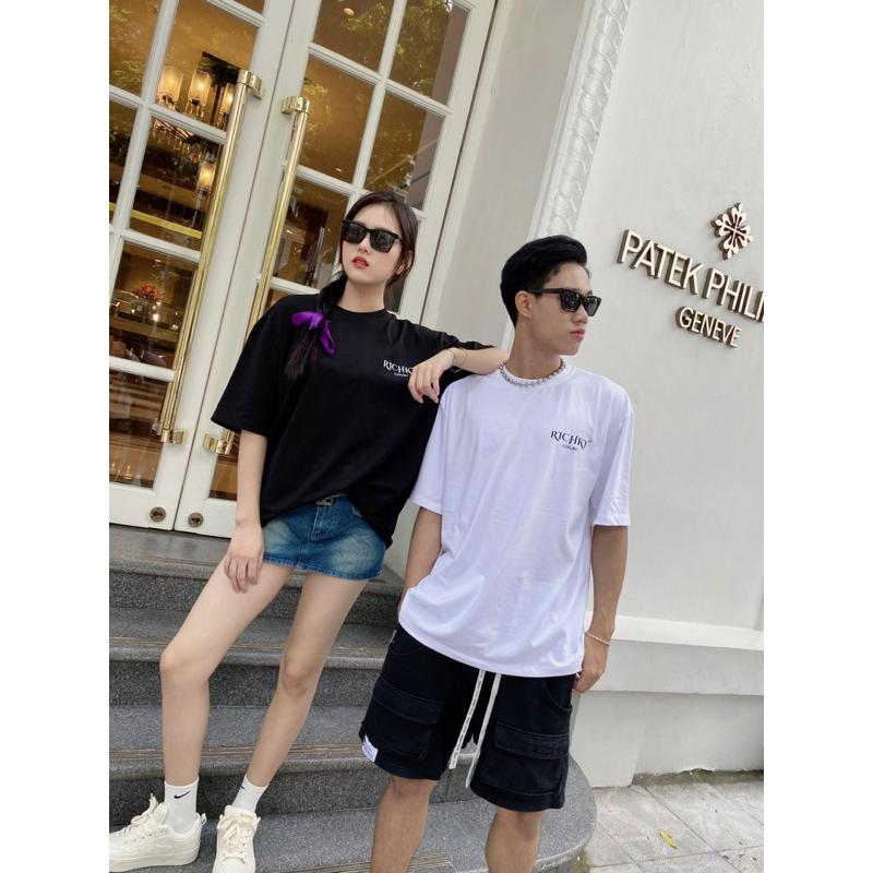 Áo Phông Unisex Richky Luxury Be Rich Your Way T Shirt Trắng - RKP05