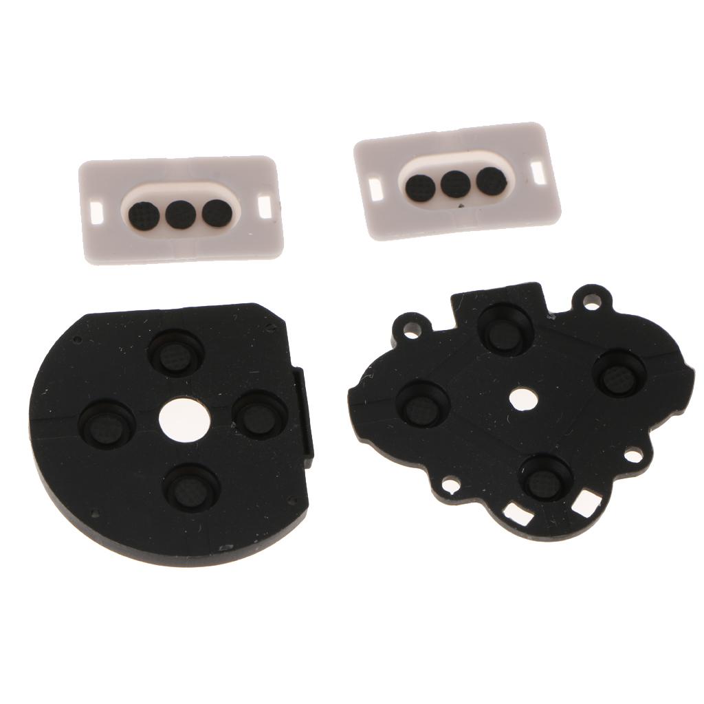 Rubber Conductive Pad Adhesive Button Replacement for  PSP 1000 Gamepad