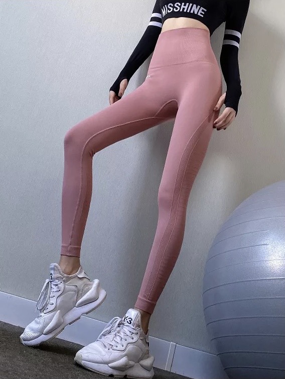 Quần tập gym yoga legging nữ cạp cao vải 2 lớp nâng v3 tôn dáng cao cấp