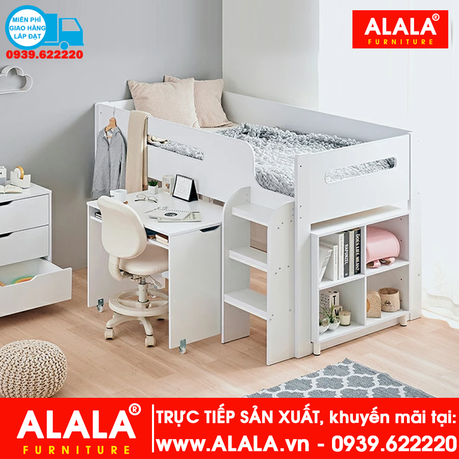 Giường tầng cho Bé ALALA138 đa năng