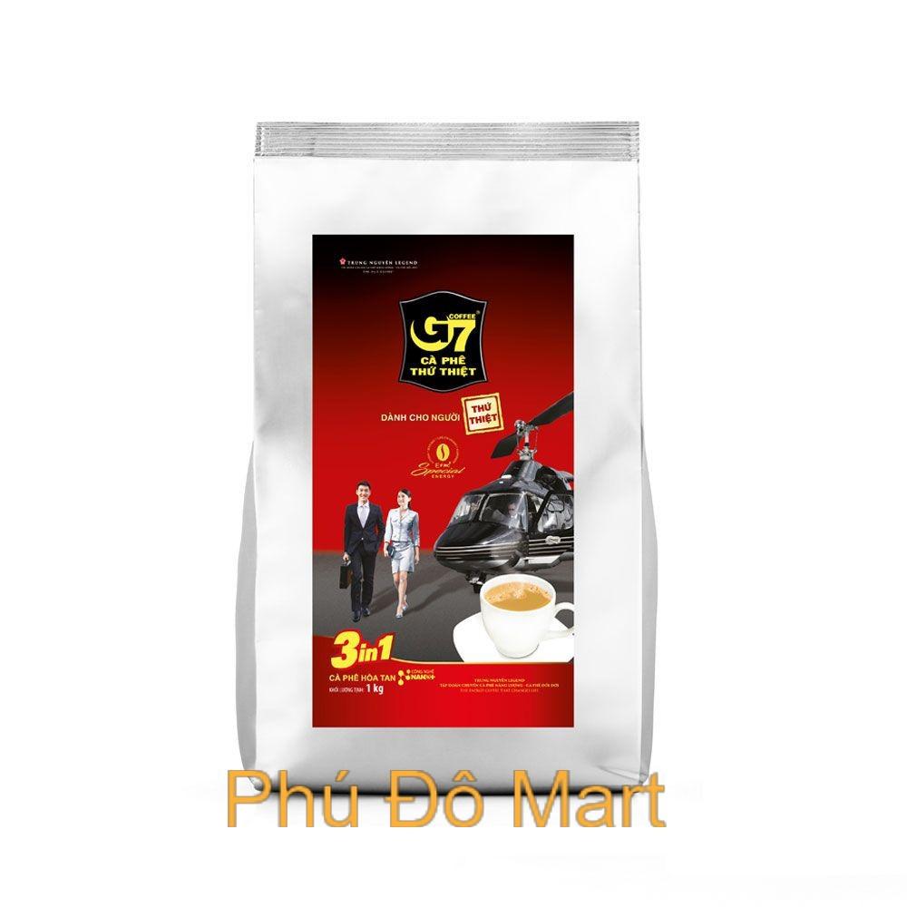 Cà Phê Sữa Hòa Tan G7 3in1 Bịch 1 kg - Trung Nguyên