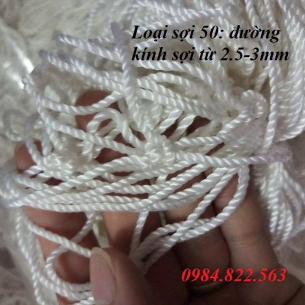 Lưới Bóng Đá Sân Mini 5 Người Hình Hộp KT 3.1m x 2.1m x 1m