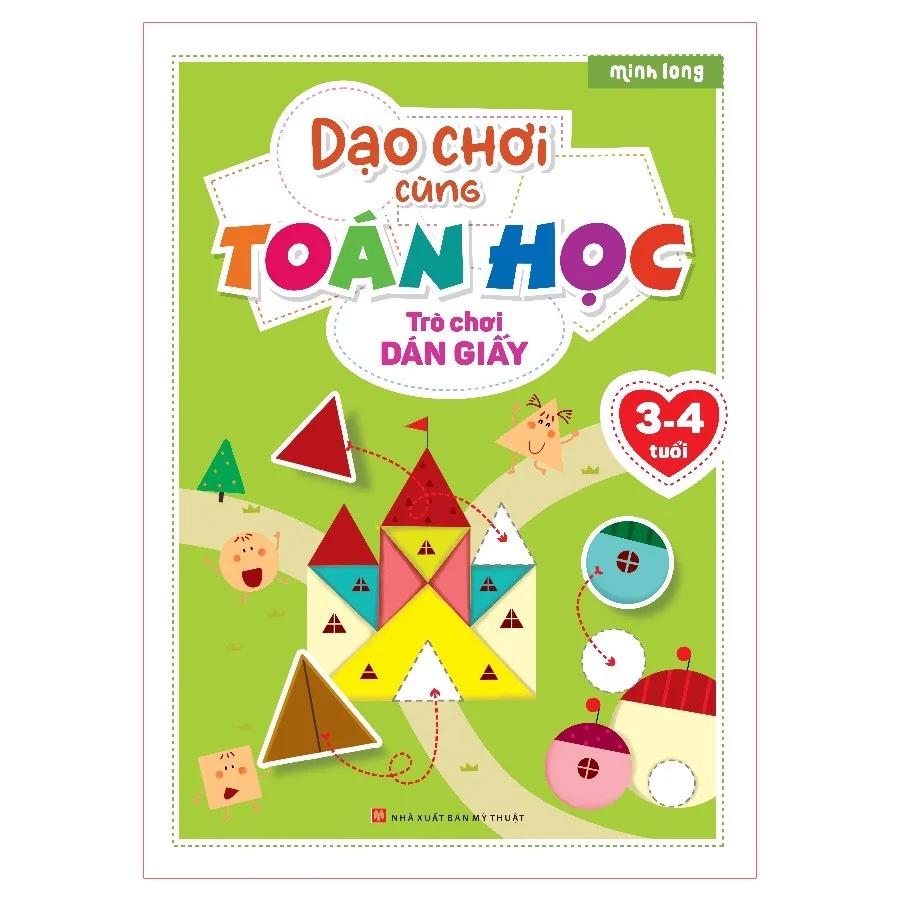 Sách - Combo 3 cuốn Dạo Chơi Cùng Toán Học - Trò Chơi Dán Giấy