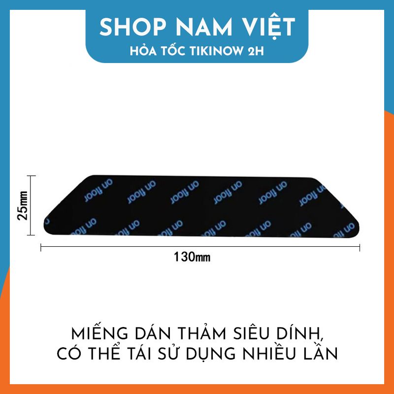 Set 4 Miếng Dán Thảm Silicon Siêu Dính, Tái Sử Dụng Nhiều Lần