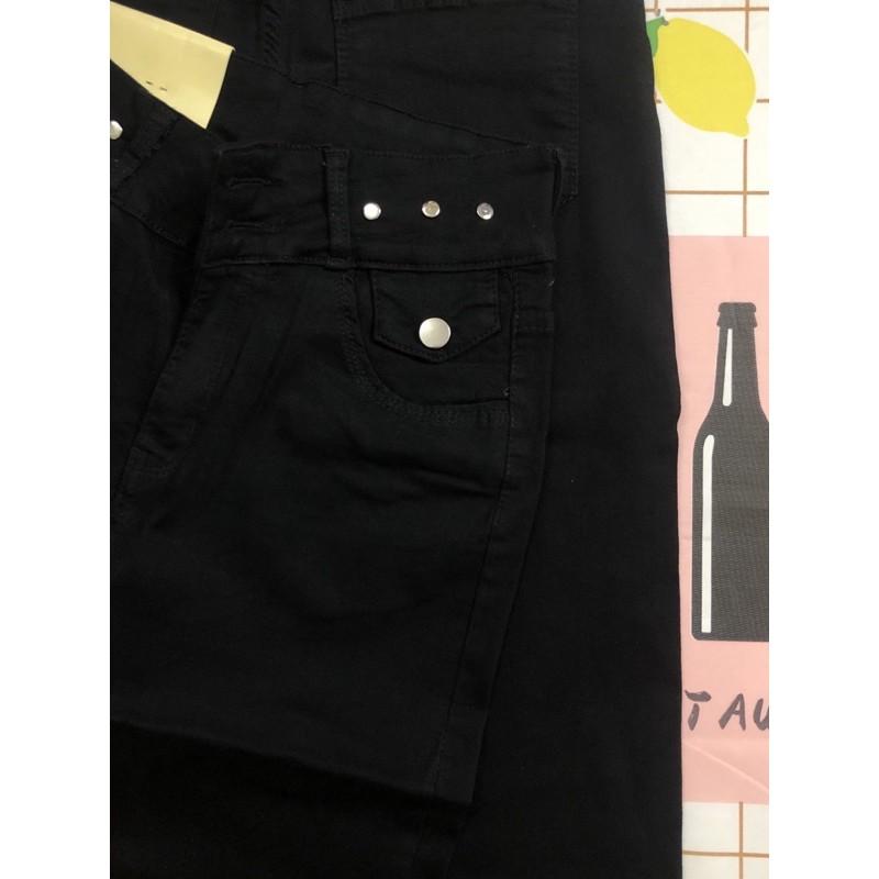 Quần bò cạp cao có kèm video chất co giãn