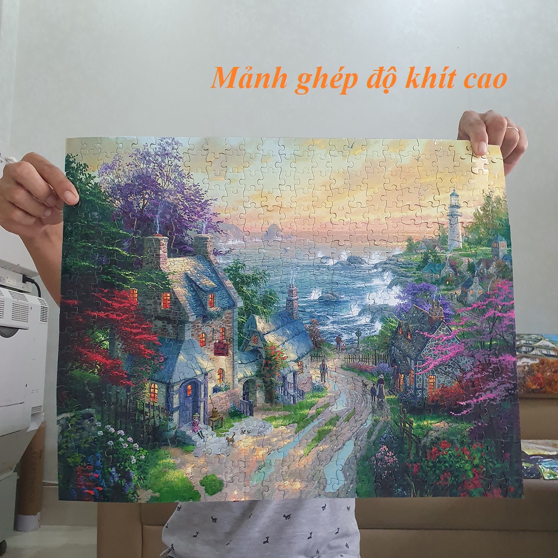 Bộ Tranh Xếp Hình Minh Châu 1000 Mảnh – Thu Sang (Kích Thước 50x80cm)