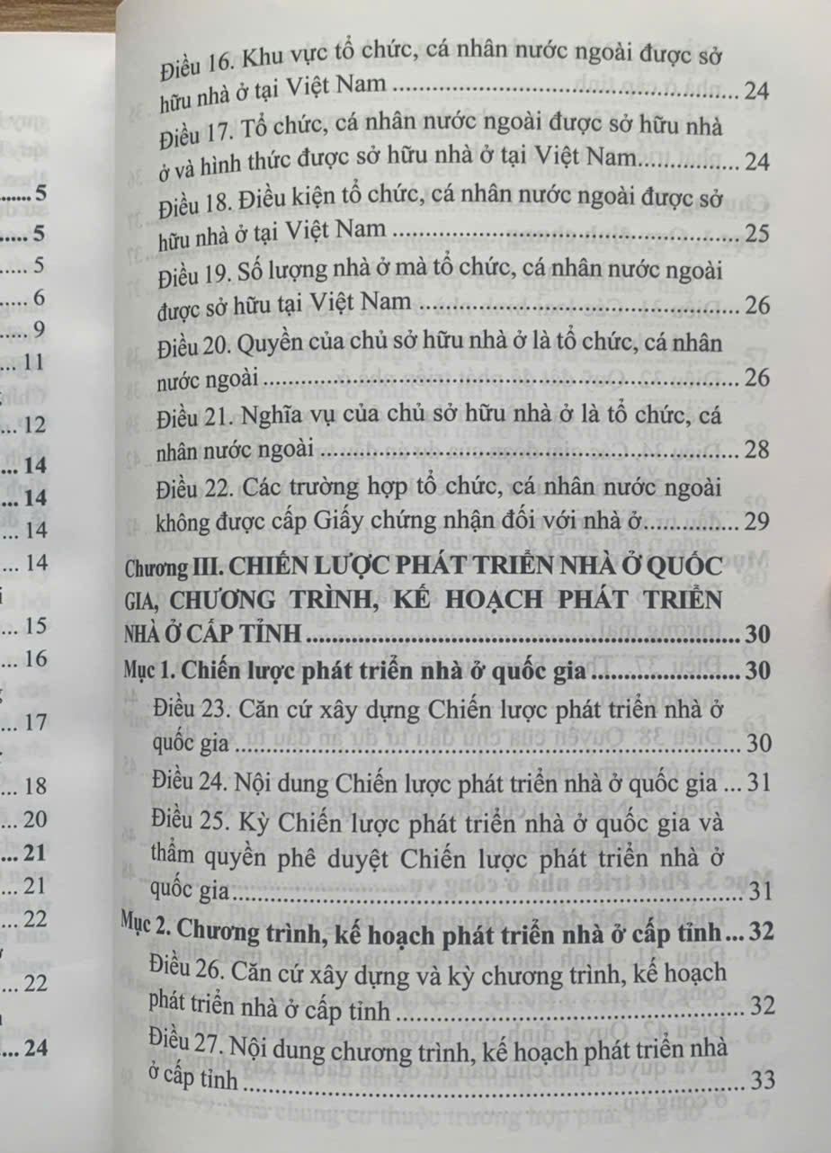 Luật Nhà ở và văn bản hướng dẫn thi hành