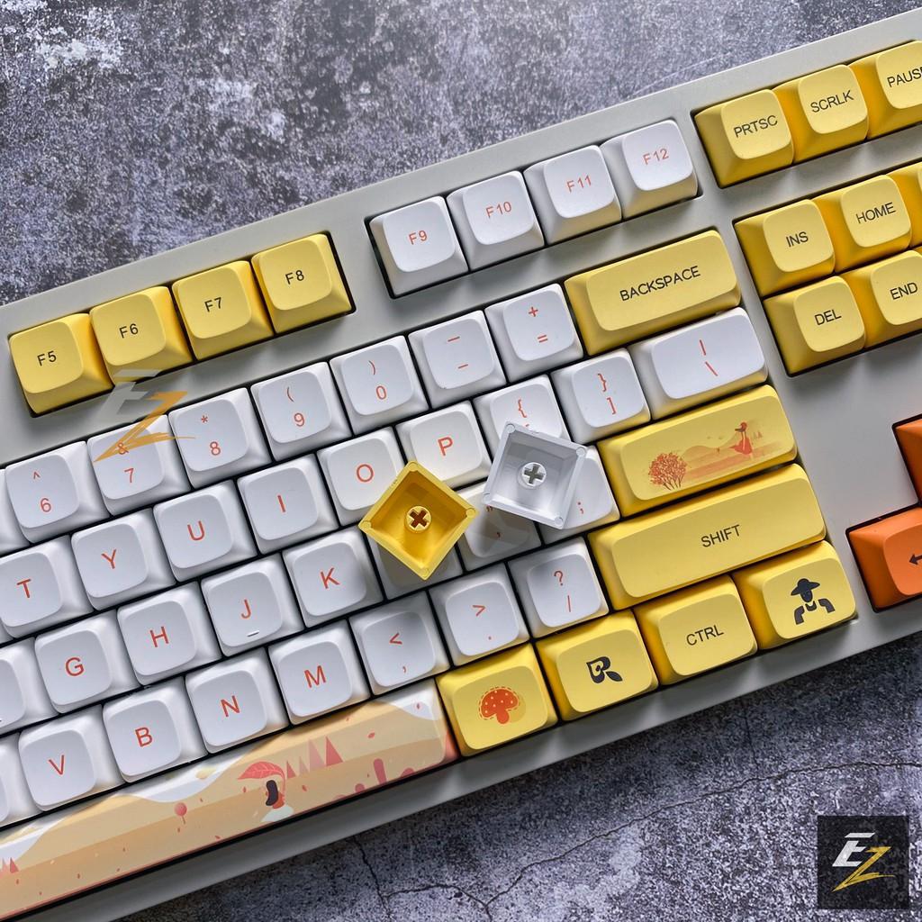 KeyCap Autumn Cho Bàn Phím Cơ Chất Liệu PBT Profile XDA 129 Phím | Gearbros