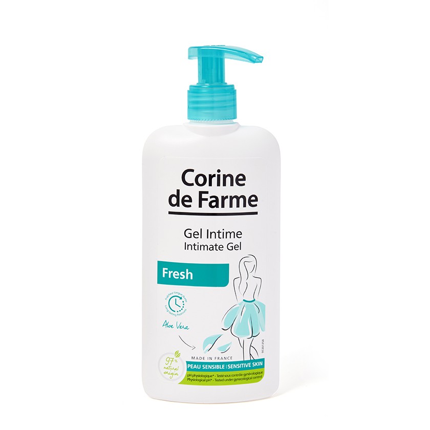 Gel Làm Sạch Và Khử Mùi Vùng Kín Corine de Farme Intimate Gel Fresh 250ml