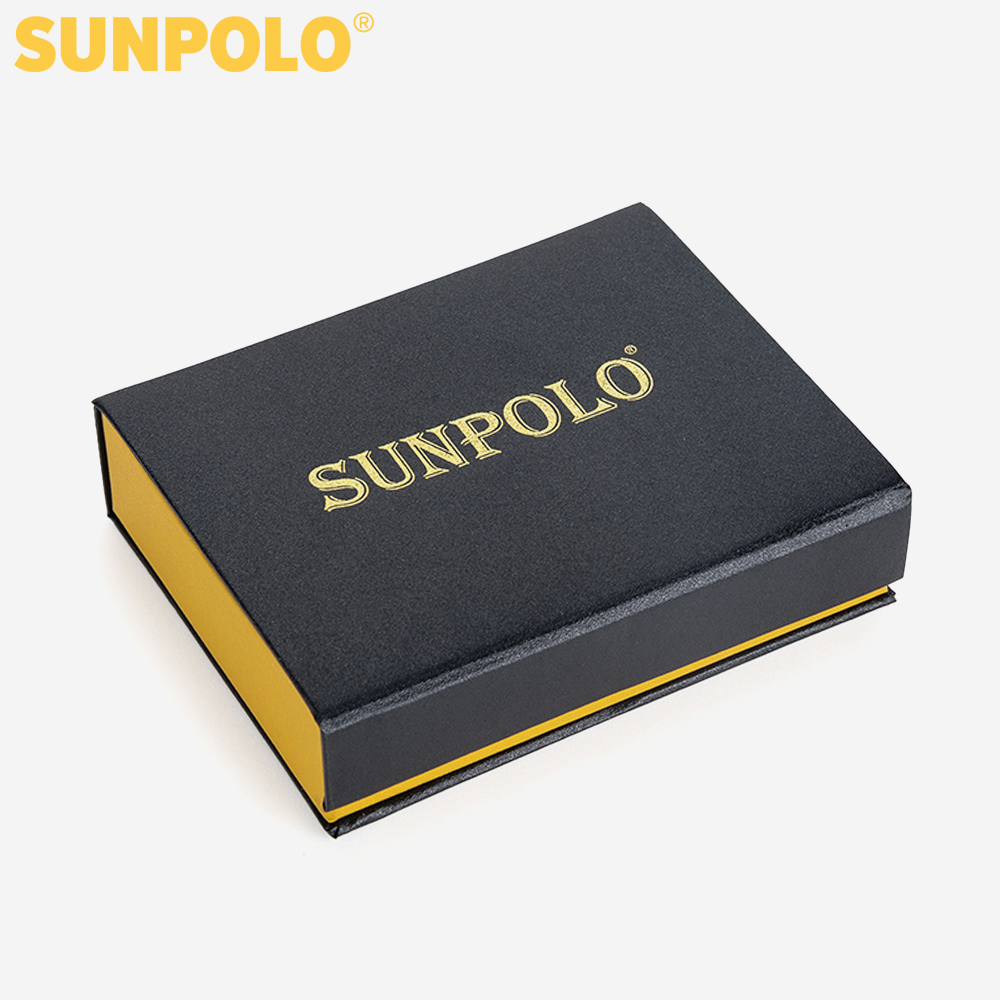 Ví Da Nam, Ví Đựng Thẻ Nam Da Bò SUNPOLO WSCA52