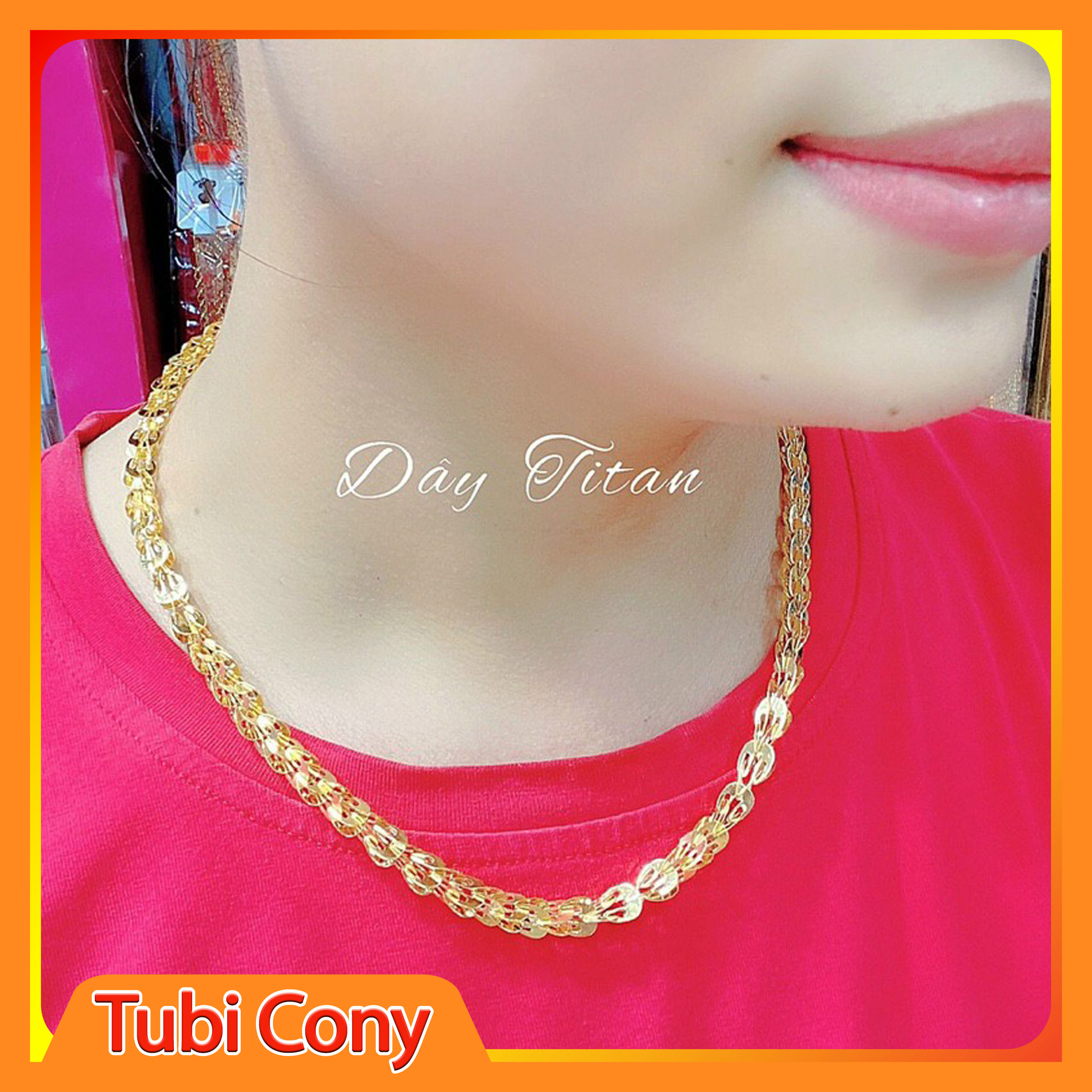 Dây chuyền nữ phụng mạ vàng 24k