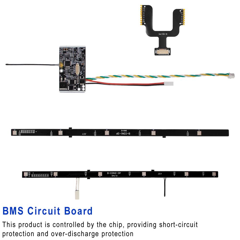 Bảng điều khiển pin BMS xe tay ga BMS cho Xiaomi Mijia M365 Bảo vệ ván trượt BMS Circuit Board Phụ kiện: Đen