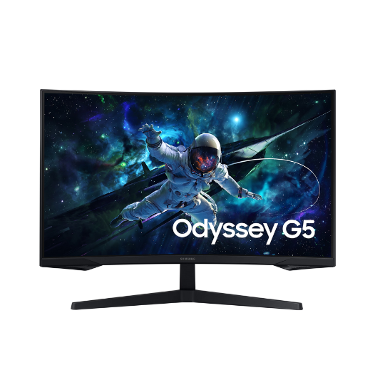 Màn Hình Cong Samsung Odyssey G5 G55C LS27CG552EEXXV 27 inch/ LS32CG552EEXXV 32 inch ( 2K QHD/VA/165Hz/1ms/1000R ) - Hàng Chính Hãng