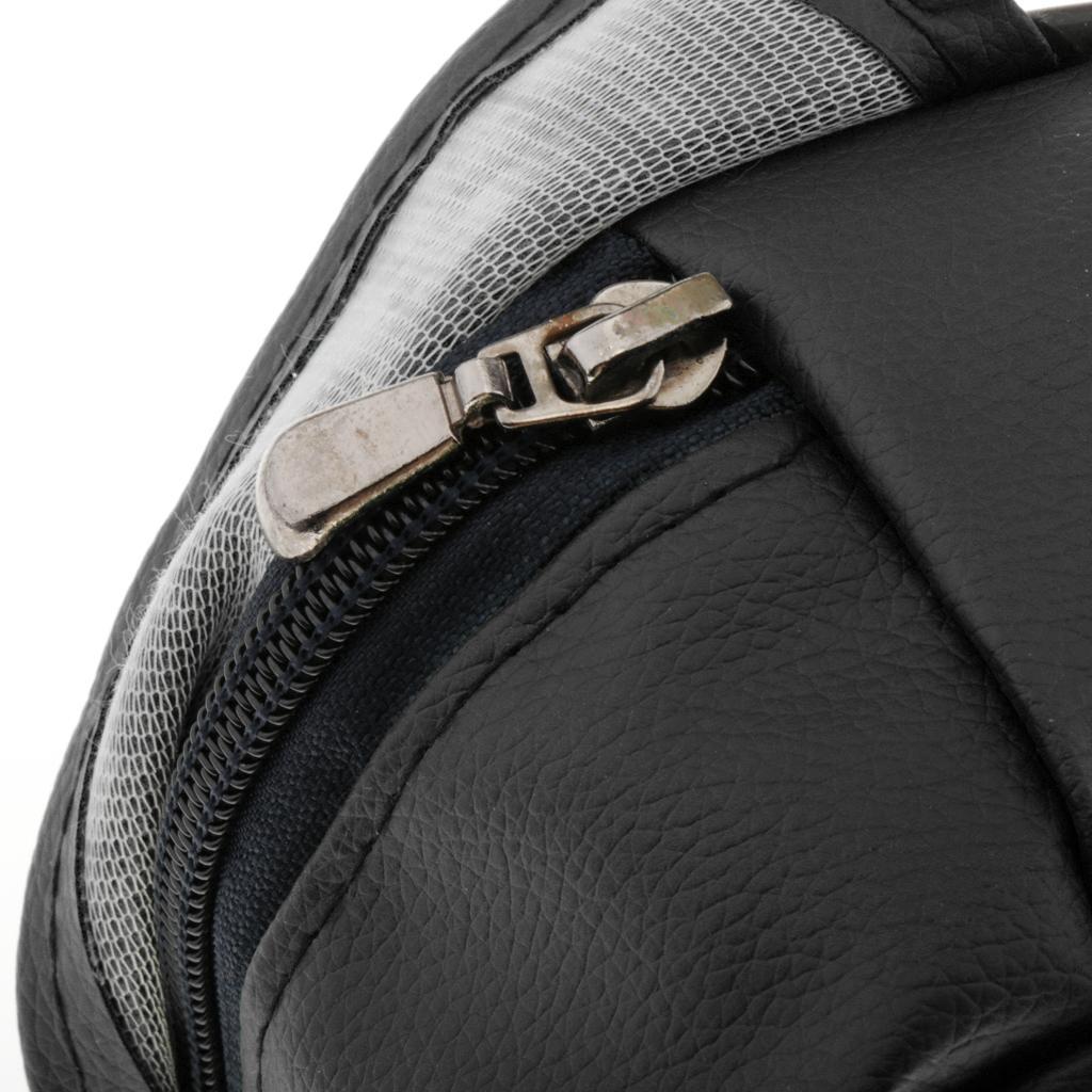 2pcs Black Motorcycle Rear Tail Seat Back Waterproof Travel Storage