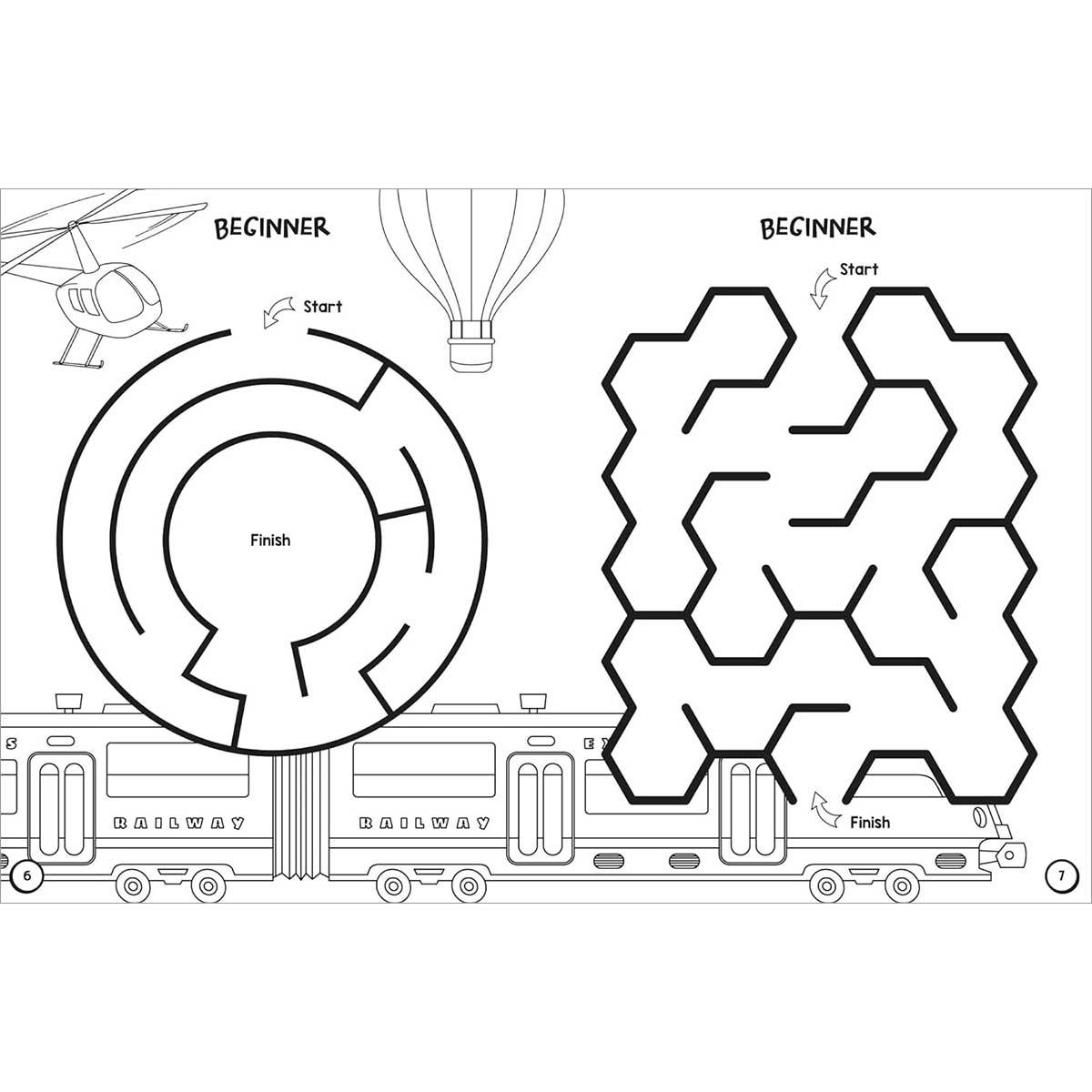 Sách Colouring and Mazes - Things That Go