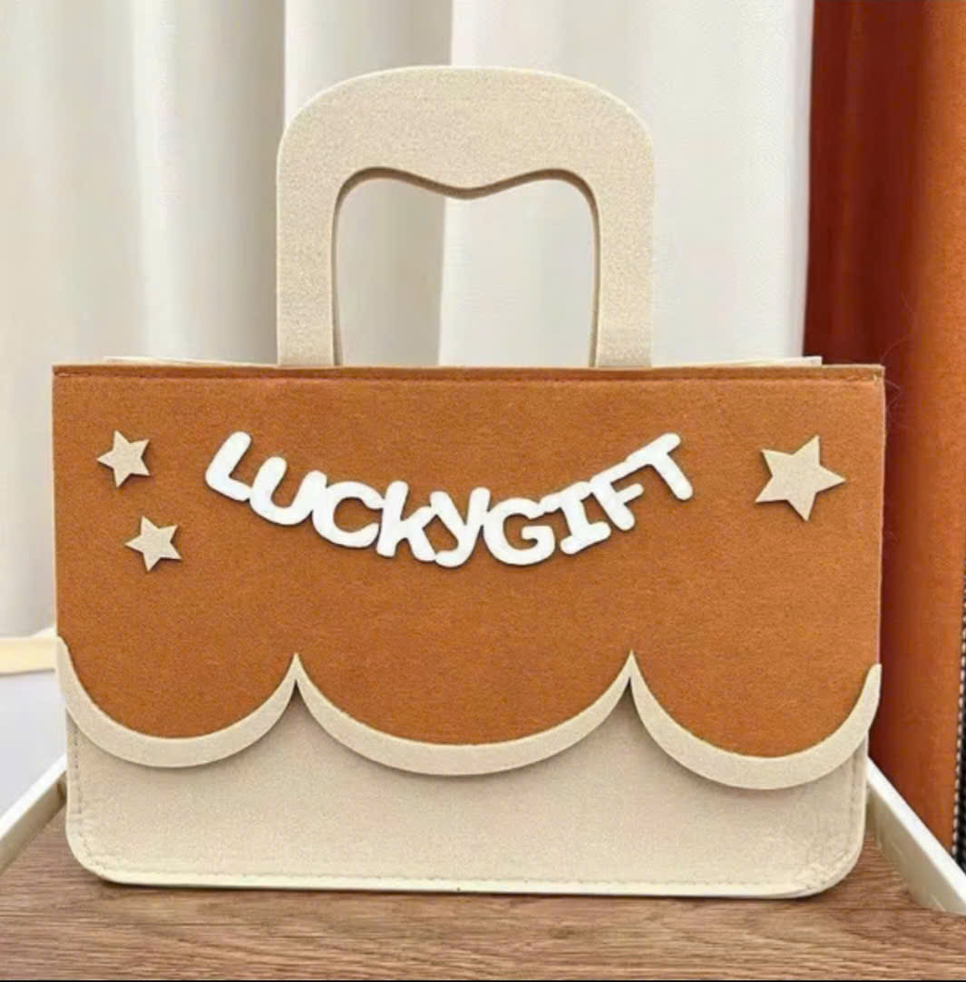 [KoSuyTu] COMBO 2 TÚI VẢI DẠ SIÊU HOT Lucky &amp; Funny Gift