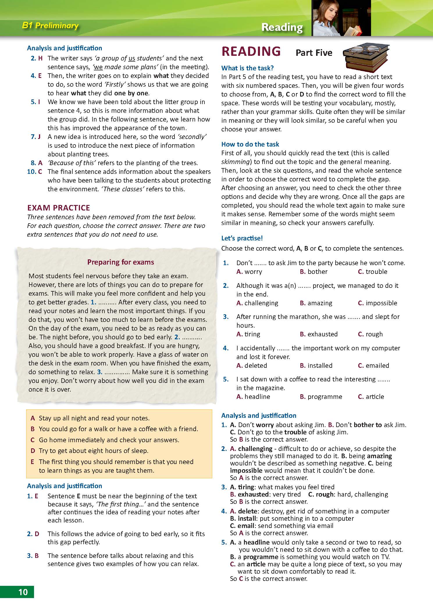 B1 Preliminary 1 with 6 Complete Practice Tests - New Format 2020